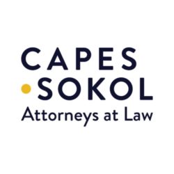 logo for Capes • Sokol Attorneys at Law.